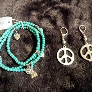 Bracelet & Earrings